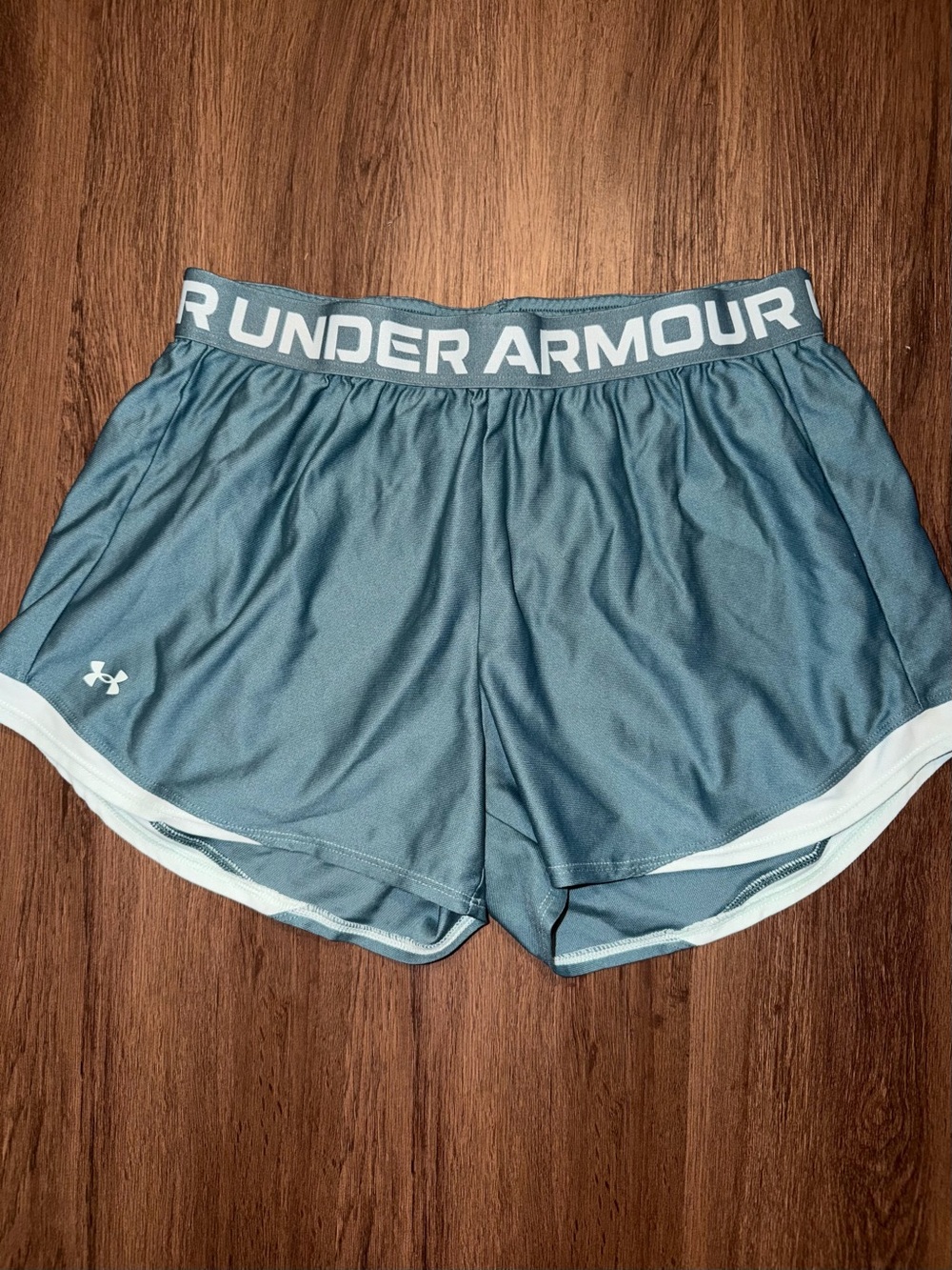 Under Armour Womenβs Blue Athletic Shorts